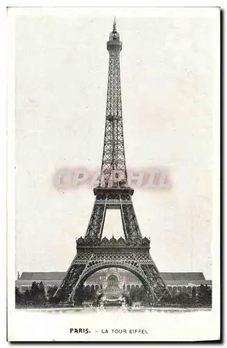 Cartes postales Paris La Tour Eiffel