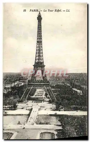 Cartes postales Paris La Tour Eiffel