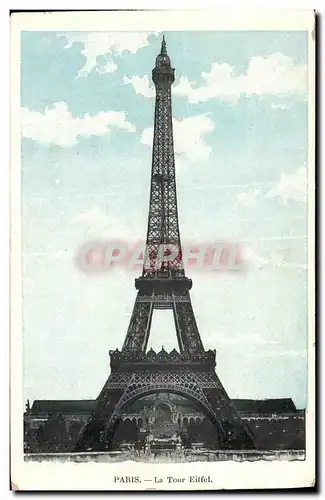 Cartes postales Paris La Tour Eiffel