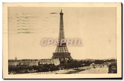 Cartes postales Paris Tour Eiffel La Seine