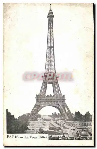 Cartes postales Paris Tour Eiffel