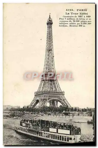 Cartes postales Paris Tour Eiffel