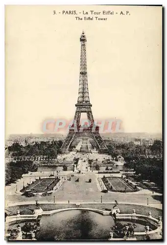 Cartes postales Paris Tour Eiffel