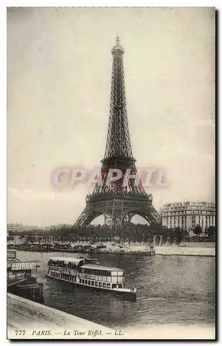 Ansichtskarte AK Paris La Tour Eiffel Peniche