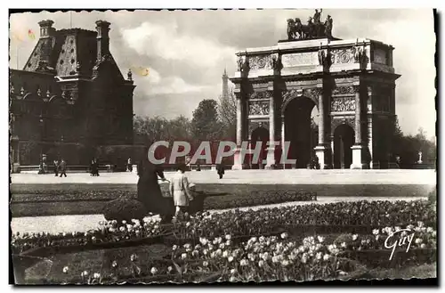 Cartes postales moderne Paris Place et arc de triomphe du carrousel