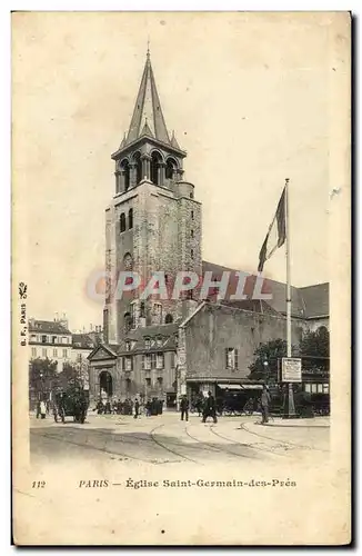 Cartes postales Paris Eglise Saint Germain des Pres