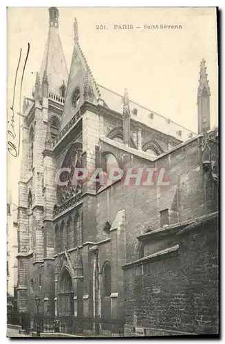 Cartes postales Paris Eglise Saint Severin