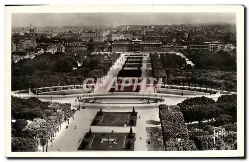 Cartes postales moderne Paris Les jardins du Champ de Mars et l Ecole Militaire