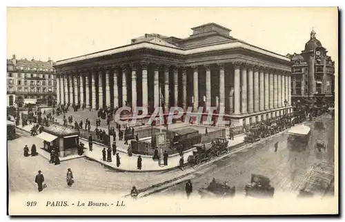 Cartes postales Paris La Bourse