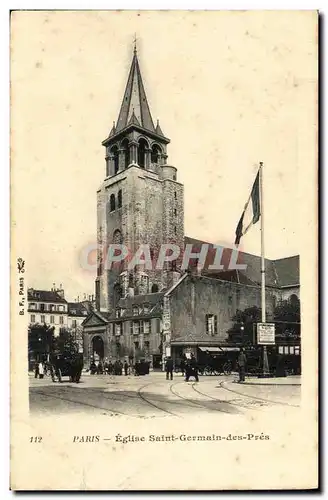 Cartes postales Paris Eglise Saint Germain des Pres