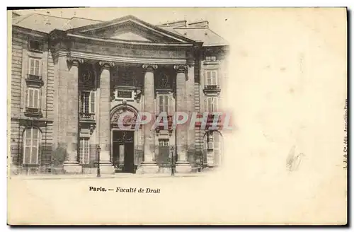 Cartes postales Paris Faculte De Droit