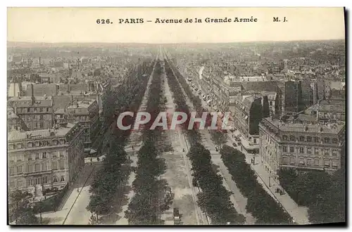 Cartes postales Paris Avenue de la Grande Armee