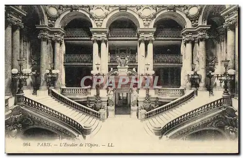 Cartes postales Paris L Escalier de L Opera