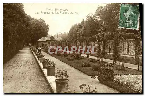 Cartes postales Paris Bagatelle Les Arceaux et les Plantes vivaces