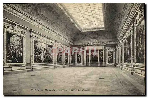 Cartes postales Paris Musee du Louvre la Galerie des Rubens