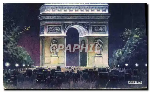 Cartes postales Paris Arc de Triomphe