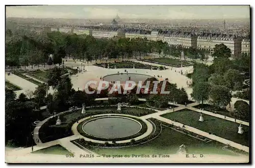 Ansichtskarte AK Paris Vue Prise du Pavillon de Flore