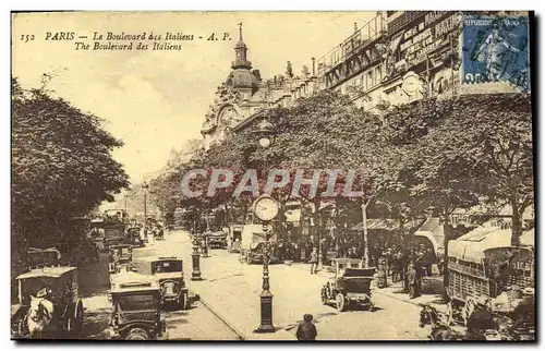 Cartes postales Paris Le Boulevard de Italiens