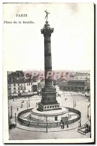 Cartes postales Paris Place de la Bastille