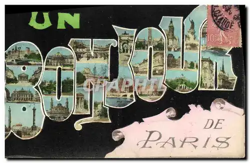 Cartes postales Paris Bonjour