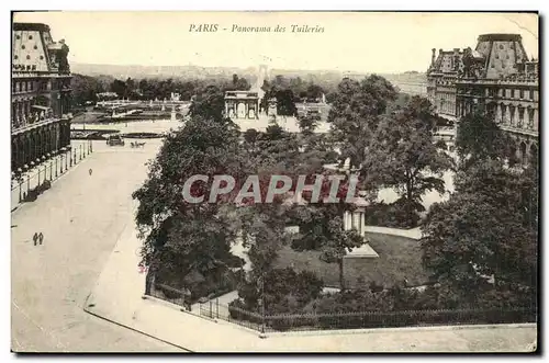 Cartes postales Paris Panorama des Tuileries