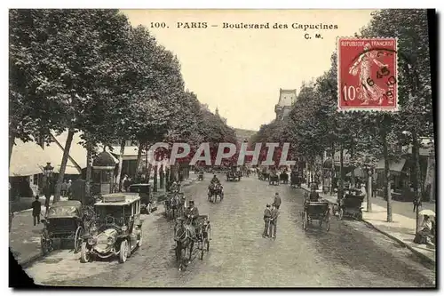 Cartes postales Paris Le Boulevard des Capucines