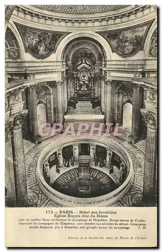 Cartes postales Paris Hotel des Invalides Eglise Royale dite du Dome