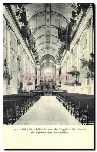 Cartes postales Paris L Interieur de L Eglise St Louis de L Hotel des Invalides