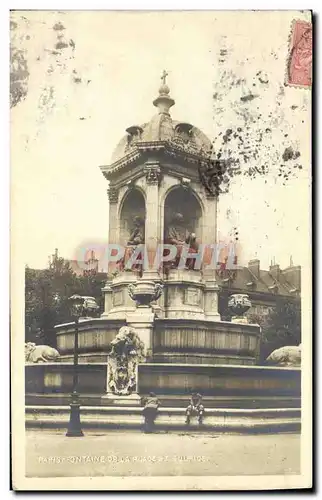 Ansichtskarte AK Paris Fontaine de la place St Sulpice