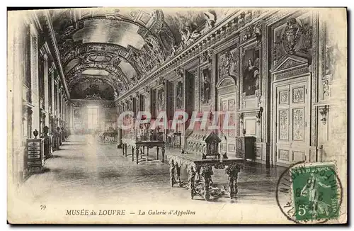 Cartes postales Paris Musee du Louvre La Galerie d Appollon