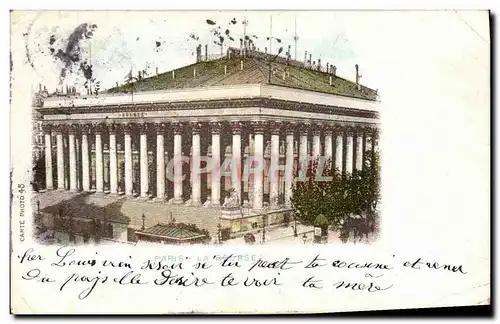 Cartes postales Paris La Bourse