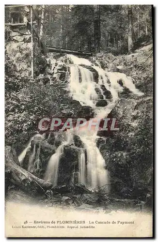 Ansichtskarte AK Environs de Plombieres Les Bains La Cascade de Faymont