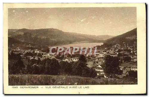 Ansichtskarte AK Gerardmer Vue Generale Avec Le Lac