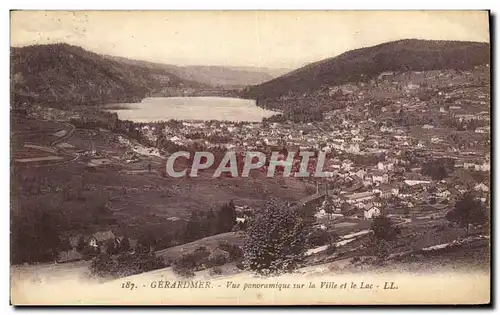 Ansichtskarte AK Gerardmer Vue Panoramique sur la Ville et le Lac