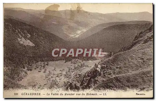 Cartes postales Gerardmer La Vallee du Munster Vue du Hohneck