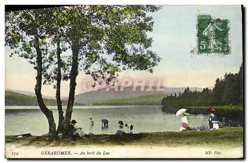 Ansichtskarte AK Gerardmer Au Bord du Lac