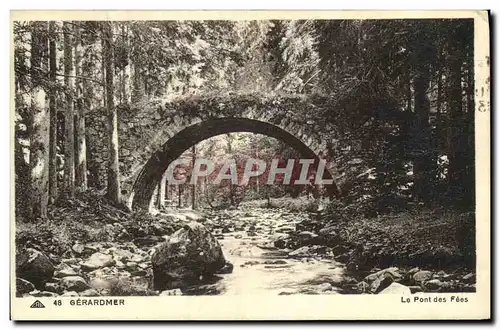 Cartes postales Gerardmer Le pont des fees