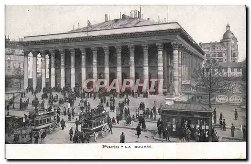 Cartes postales Paris La Bourse