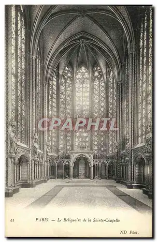 Cartes postales Paris Le Reliquaire de la Saint Chapelle