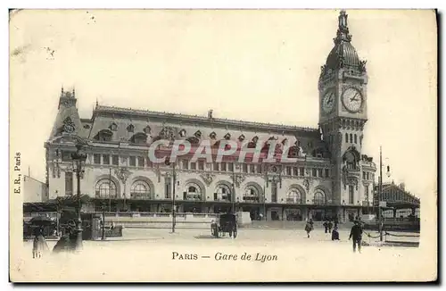 Cartes postales Paris Gare de Lyon