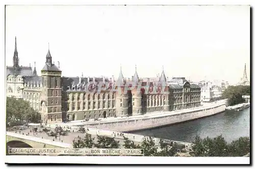 Cartes postales Paris Bon Marche palais de justice