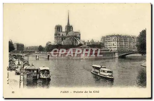 Cartes postales Paris Le Pointe de la Cite