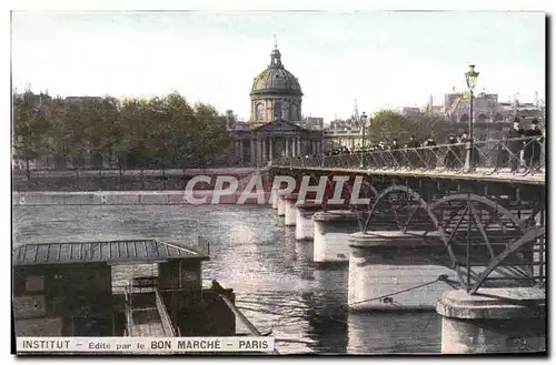 Cartes postales Paris Notre Dame Bon Marche Institut