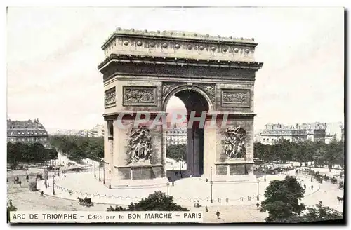 Ansichtskarte AK Paris Arc De Triomphe Bon Marche