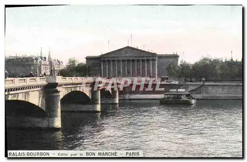 Ansichtskarte AK Paris Palais Bourbon Bon Marche