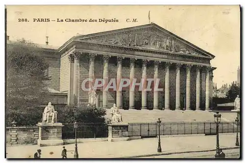 Cartes postales Paris La Chambre des Deputes