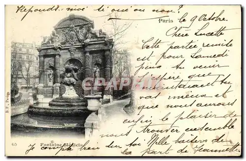 Cartes postales Paris Fontaine Medicis