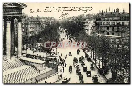 Cartes postales Paris Boulevard de la Madeleine