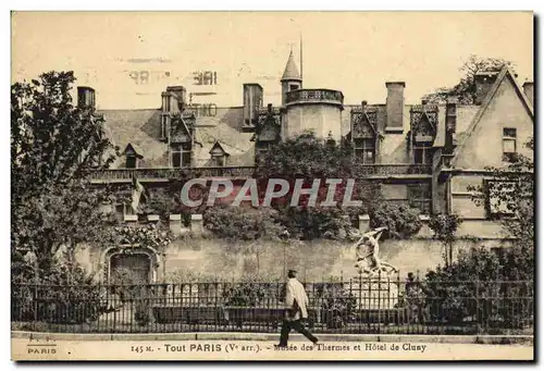 Ansichtskarte AK Paris Musee des thermes et Hotel de Cluny