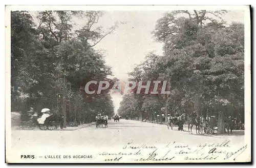 Cartes postales Paris Alele des acacias